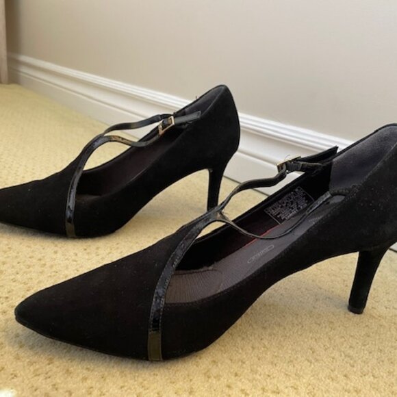 Rockport suede leather heels, size 10 US - Picture 2 of 12
